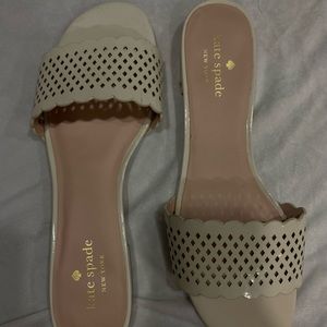 White kate spade sandals